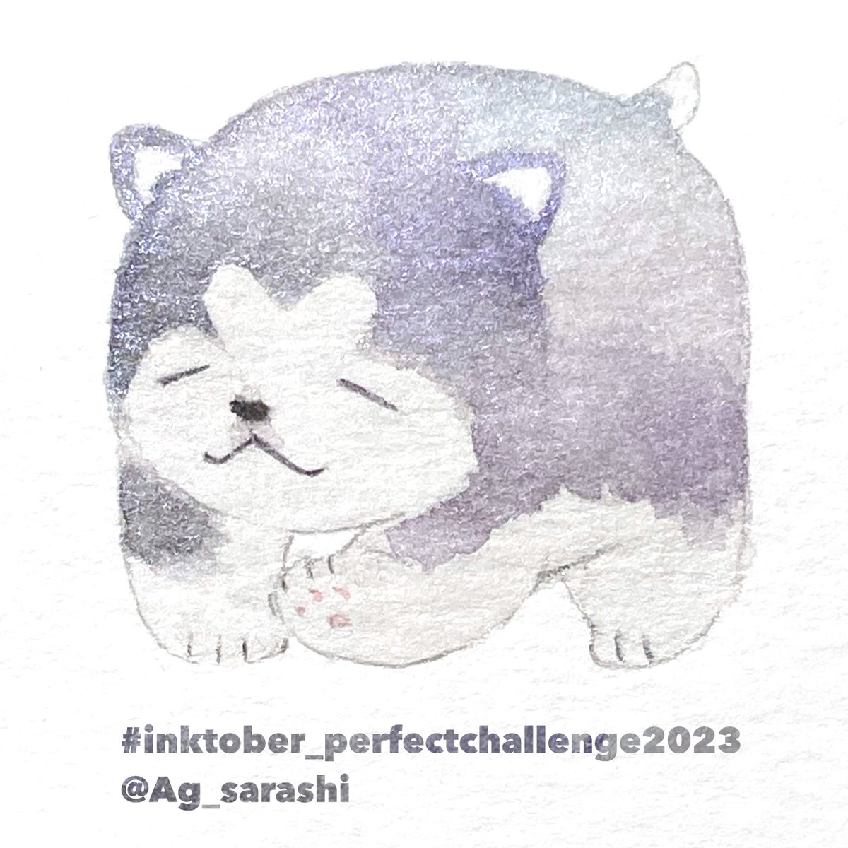 将来でっかくなる仔犬 #inktober_perfectchallenge2023 