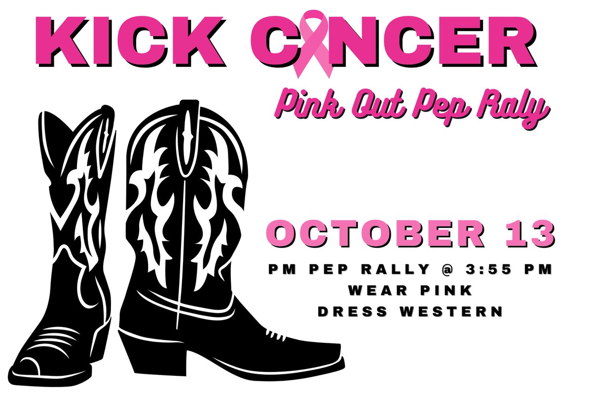 It’s time to beat LAKE and KICK CANCER! #pinkout #peprally #wearpink #country