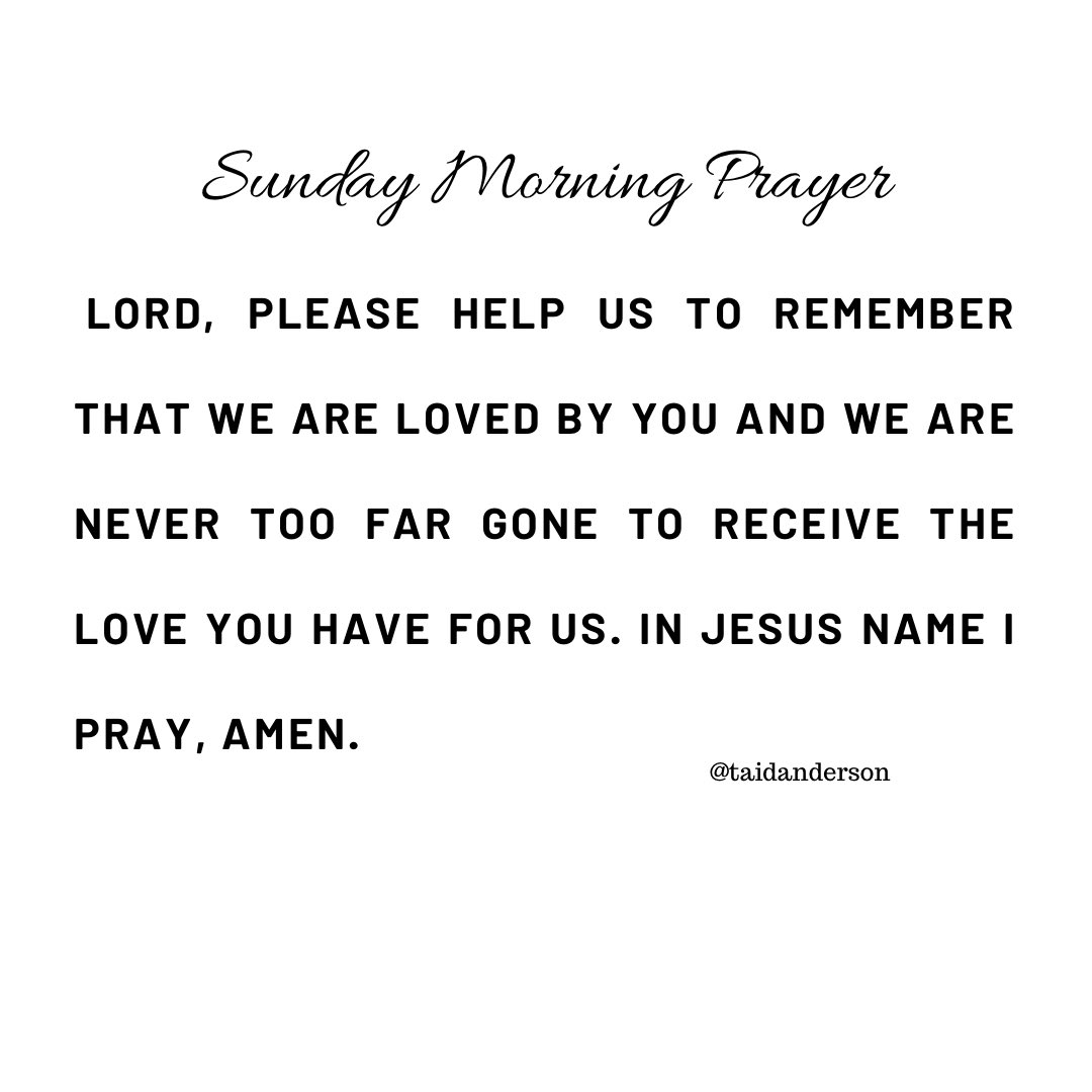 TaiDAnderson's tweet photo. Lord, thank you for your everlasting love. #sundaymorningprayer https://t.co/ay4FsGuxwC