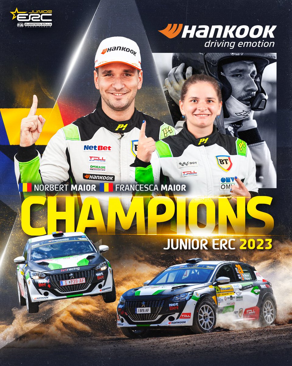 sportsatmarean's tweet image. #Performanţă | Fraţii Maior, campioni europeni la juniori, la raliuri 👉 tinyurl.com/2xw3pkv2