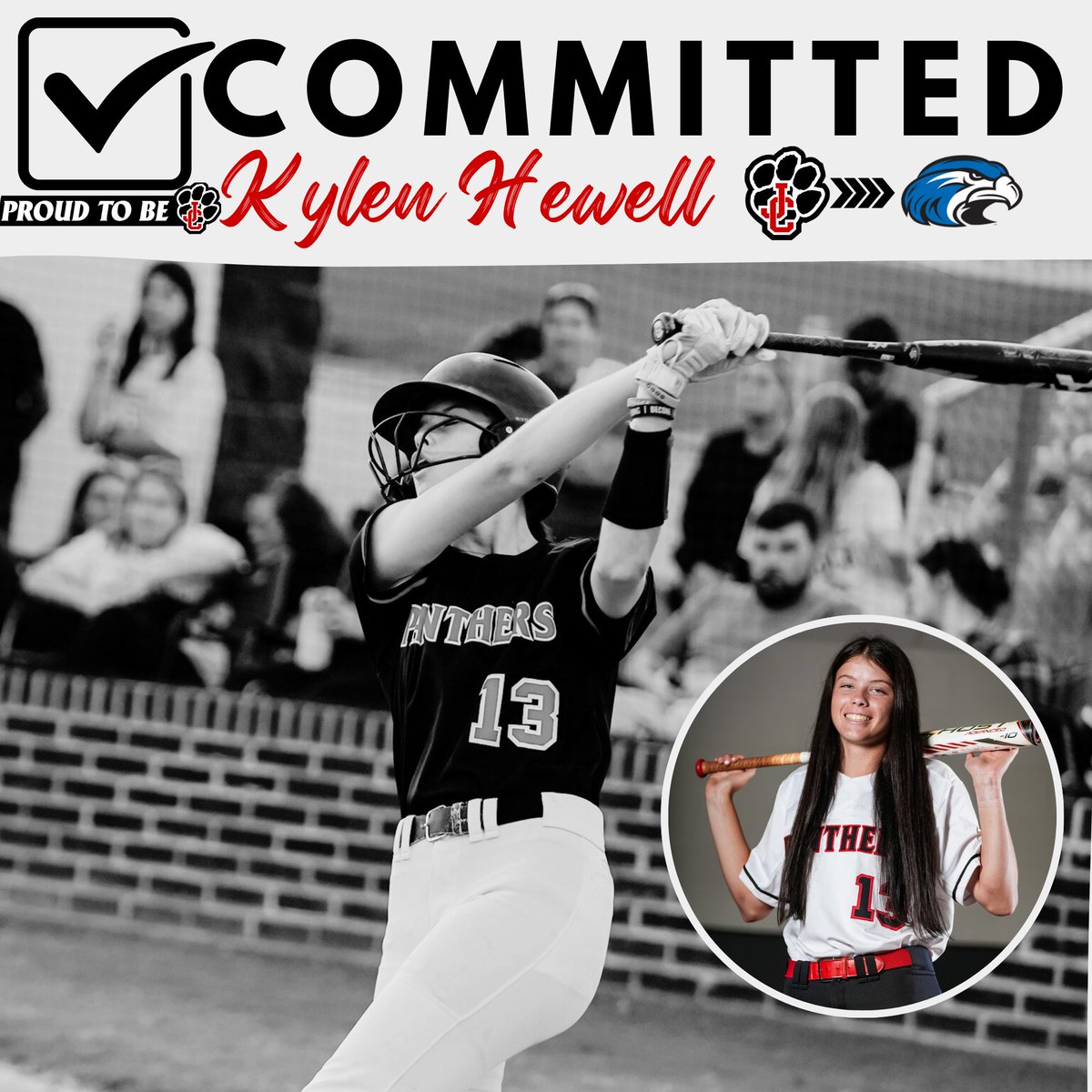 Congratulations Kylen Hewell on your commitment to Shorter University!  Your Panther family could not be more proud of you!  #PROUDtobeJC