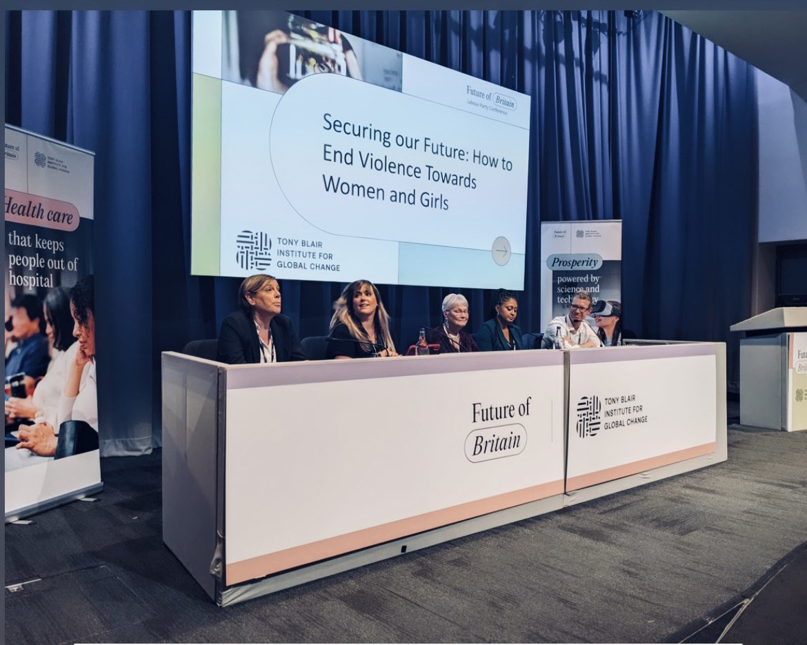 Emma McNicholas (@emmamcnicholas) on Twitter photo A honour to have chaired <a href="/InstituteGC/">Tony Blair Institute for Global Change</a> ‘s #FutureOfBritain ending violence against women and girls panel with <a href="/jessphillips/">Jess Phillips</a>, @BetsyTwicks, <a href="/AndreaSimon48/">Andrea Simon</a> & <a href="/Harveyred1/">Harvey Redgrave</a> - a fascinating and important discussion.
Thanks to everyone who joined us at #Lab23 🌹 A honour to have chaired <a href="/InstituteGC/">Tony Blair Institute for Global Change</a> ‘s #FutureOfBritain ending violence against women and girls panel with <a href="/jessphillips/">Jess Phillips</a>, @BetsyTwicks, <a href="/AndreaSimon48/">Andrea Simon</a> & <a href="/Harveyred1/">Harvey Redgrave</a> - a fascinating and important discussion.
Thanks to everyone who joined us at #Lab23 🌹
