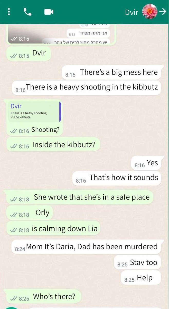 SachaRoytman's tweet image. "This is my final message to my beloved husband, and the father of my children, Dvir Karp. Rest in peace, 1977-2023."

In the last 36 hours, countless Israeli families have endured the painful loss of their loved ones.