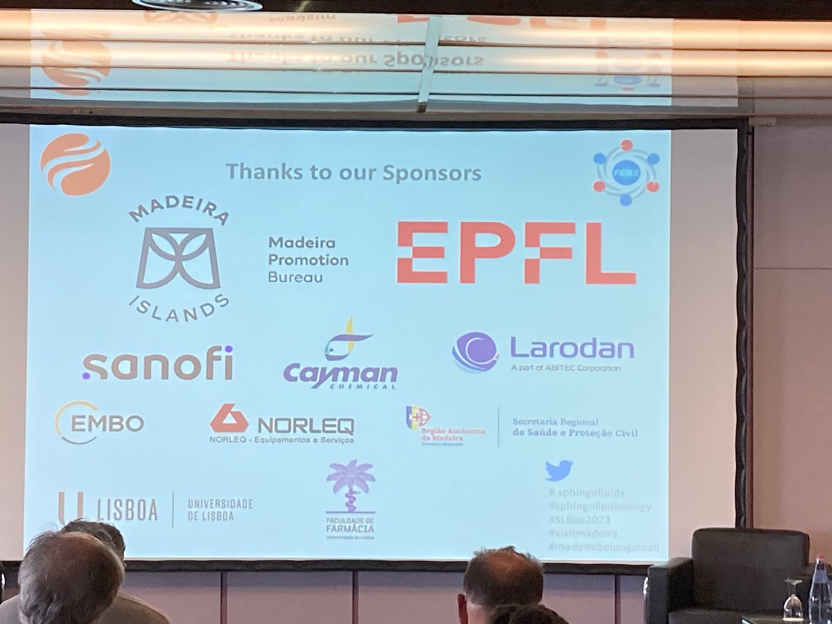 SL_Biology's tweet image. FEBS special meeting on Sphingolipid Biology just started. The auditorium is full. Thank you everyone for coming! And special thanks to all our sponsors to make this event happen!
@FEBSnews @sanofi @CaymanChemical @Lipotype_Global @EMBOevents @FEBS_Letters @FEBSOpenBio