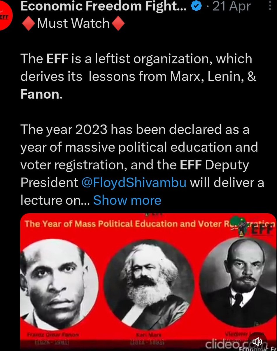 huff_alchemist's tweet photo. Hamas, Antifa and the EFF of South Africa and many initiates are examples of Decolonization dialectical political warfare. 
Do not engage with their provocations, just allow the law to deal with them. 
Anti communist education is required at schools. https://t.co/QsAm1ReFp1