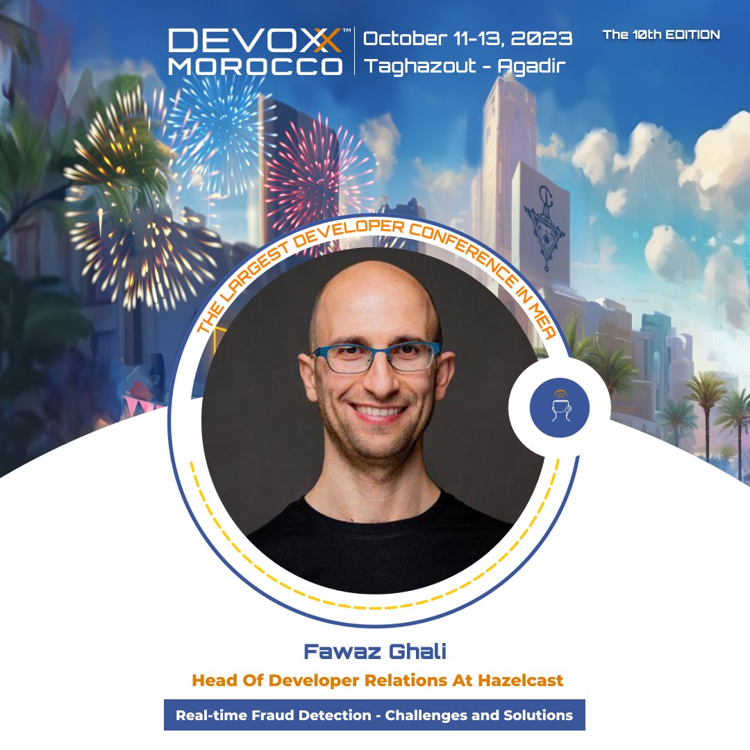 🔥Join @FawazGhali on Friday, October 13th, from 11:00 to 11:50 at Anaw for his session 'Real-time Fraud Detection - Challenges and Solutions.' Don't miss out on this exciting session!