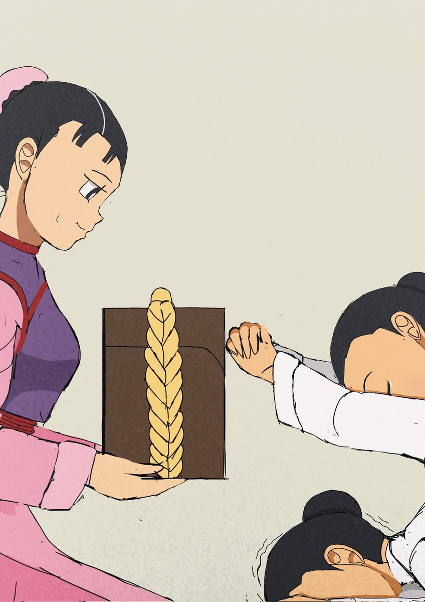 Hope_Briefs's tweet photo. Hope's Kowtow (bow) of gratitude.
Future Chichi: Hope, this is for you.
Hope: "As the Princess of 'Fire Mountain' and my first teacher, I..I thank you sincerely for your guidance."
#HopeBriefs #FutureChichi #Chichi #イラスト #磕頭 https://t.co/mOMdKAgGz7