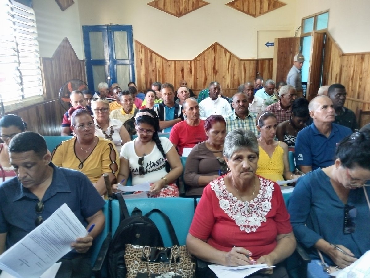 Los delegados a la Asamblea Municipal de #Guane, se preparan para el proceso de rendición de cuenta a sus electores #PinarDelRio