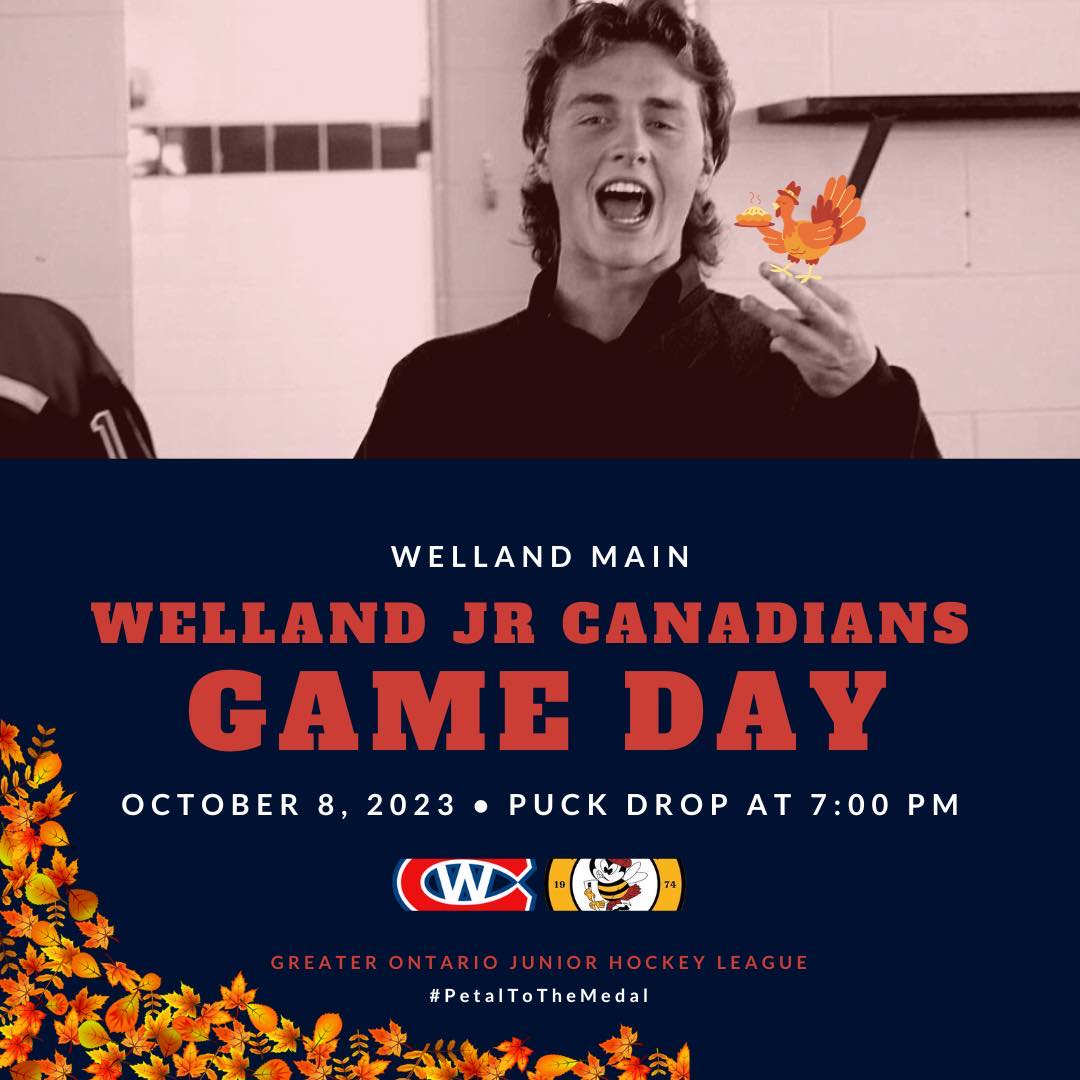 Game Day! 🦃🦃

🆚️ <a href="/HamiltonKiltyBs/">Hamilton Kilty B’s</a> 
📍 King St Ice Palace
🕖🏒 7pm
💻📱📺🖥 <a href="/MyHockeyTV/">HockeyTV</a> <a href="/FloHockey/">FloHockey</a> 

#GOJHL #PetalToTheMedal 🌹