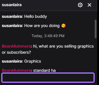 BeardAshmore's tweet photo. Bots selling graphics on Twitch are getting out of hand. It's every stream 😂 #TwitchStreamers #twitchDM
I hope I achieve that goal of mine though... https://t.co/it5GIbizy4