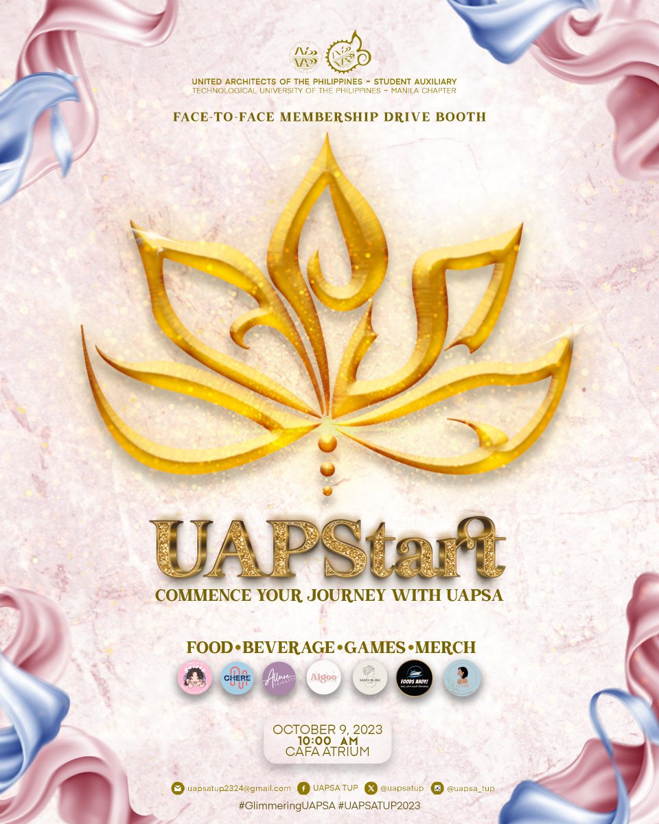 uapsa_tup's tweet photo. Be with us tomorrow, 𝐎𝐜𝐭𝐨𝐛𝐞𝐫 𝟗, 𝟐𝟎𝟐𝟑, at the 𝐓𝐔𝐏 𝐂𝐀𝐅𝐀 𝐀𝐭𝐫𝐢𝐮𝐦 for a 𝐅𝐚𝐜𝐞-𝐓𝐨-𝐅𝐚𝐜𝐞 𝐌𝐞𝐦𝐛𝐞𝐫𝐬𝐡𝐢𝐩 𝐃𝐫𝐢𝐯𝐞

𝐒𝐞𝐞 𝐲𝐨𝐮-𝐀𝐏𝐒𝐀 tomorrow, Arkipeeps!🌟

See post for more details:
https://t.co/m8XGsD5ksf

#GlimmeringUAPSA
#UAPSpark https://t.co/UxZgDXgW8A