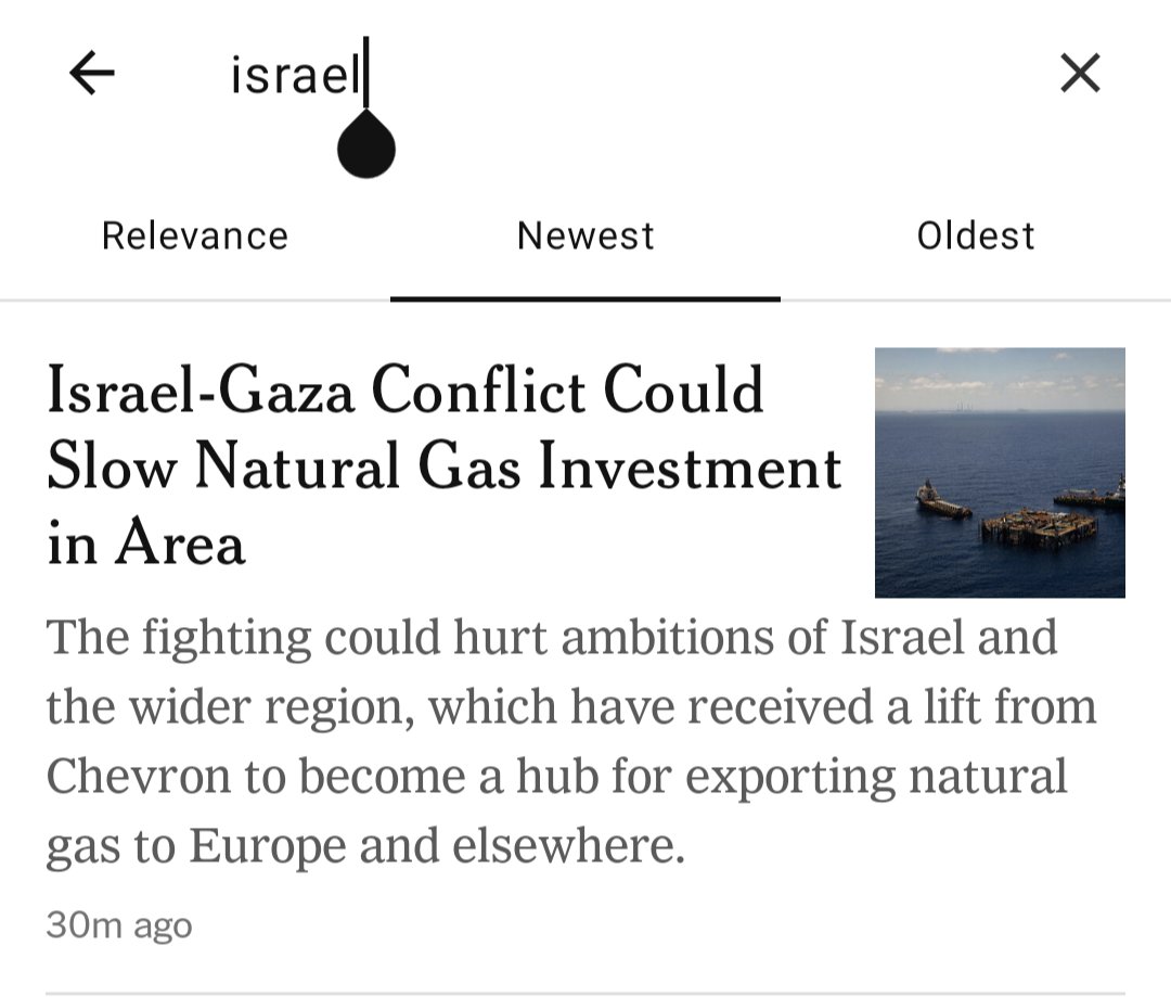 SunjeevBery's tweet photo. The @NYTimes has posted roughly 48 online pieces and links since the latest Israel/Hamas violence began.

None use the word "apartheid." 

The last appearance of the words "apartheid" and "Israel" in NYT were a week ago - for a book review.

#Israel
#GazaUnderAttack 
#Palestine https://t.co/btrmcm0nLg