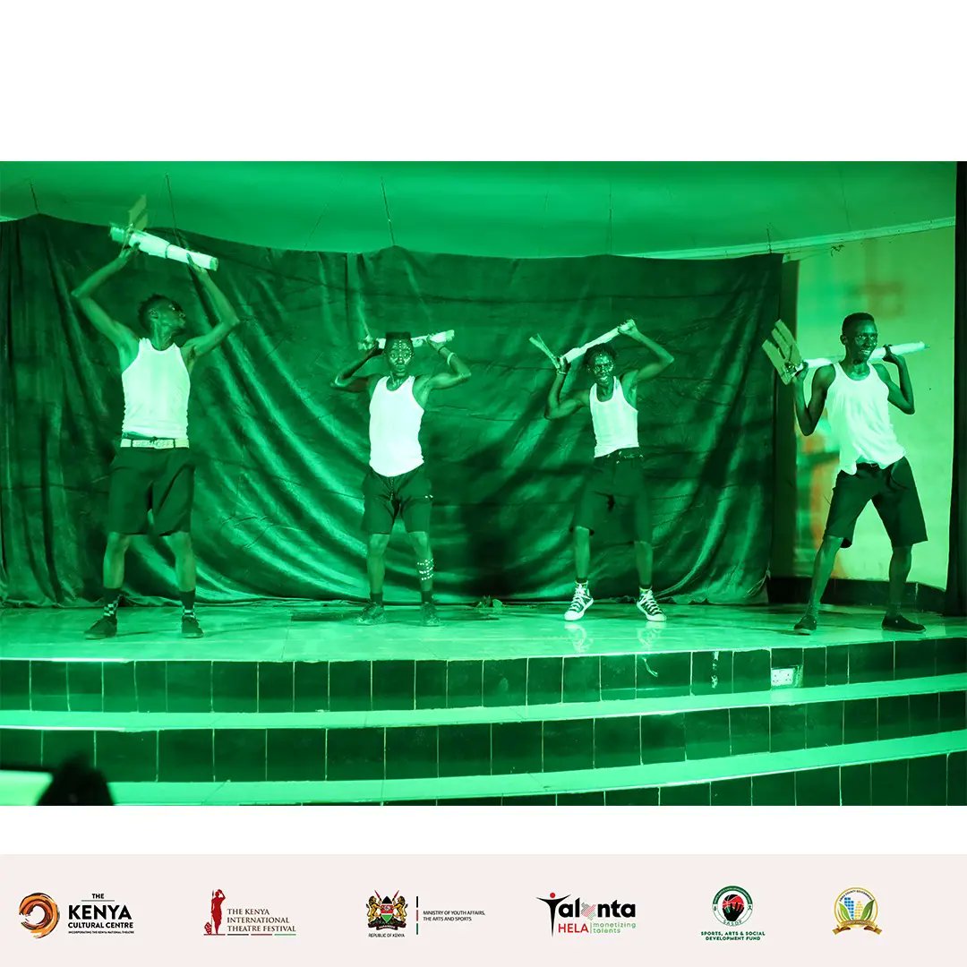 CultureCentreKE's tweet photo. Such a breathtaking performance by E-14 Dance Entertainment during the County Theatre Fiesta Showcase at Embu Talent Academy.
@kitfest_ke
#CountyTheatreFiesta
#TalantaHela
#KITFest2023
#TwendeTheatre
#MOYASA
#SASDF
#MMSAdvocate https://t.co/kEZi4nDebI