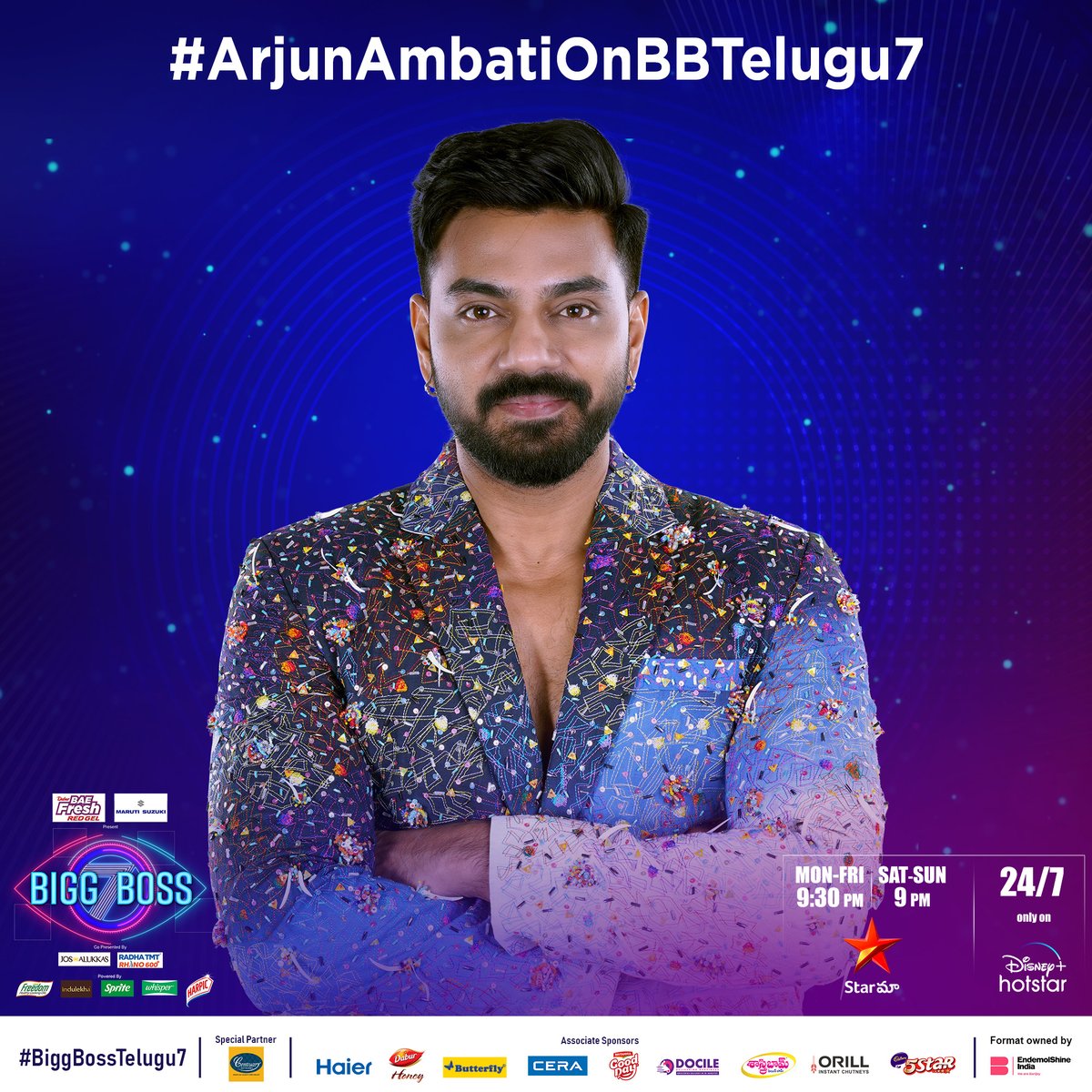 Bigg Boss Just Got a Wild Twist! 🌟🏡 Arjun Ambati storms into the Bigg Boss House as a wild card entry! Get ready for the unexpected as he shakes things up in the game. Don't miss out on the excitement! 🔥😎#ArjunAmbationBBTelugu7 #BiggBossTelugu7 @DisneyPlusHSTel @iamnagarjuna