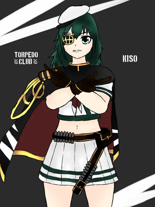 "Torpedo club" Kiso  木曾さん(バレットクラブ風) #kancolle #kiso