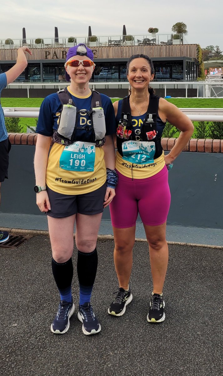 PickLeigh's tweet photo. #TeamGuideDogs @ChesterMarathon were coming for you! https://t.co/3WmH1SyTPQ