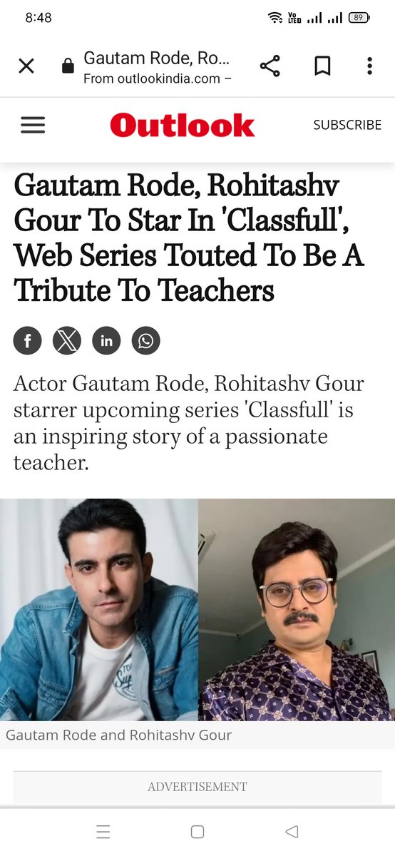 GR_kingdomFc's tweet photo. So it's confirmed!
#GautamRode 's upcoming webseries is #Classfull ..
It will be the biggest HIT π€
He will be playing a teacher for the first time and his character is Vijay!
#GautamRodeAsVijay
@gautam_rode all the best as the shooting will start soon π https://t.co/VL96nEKql7