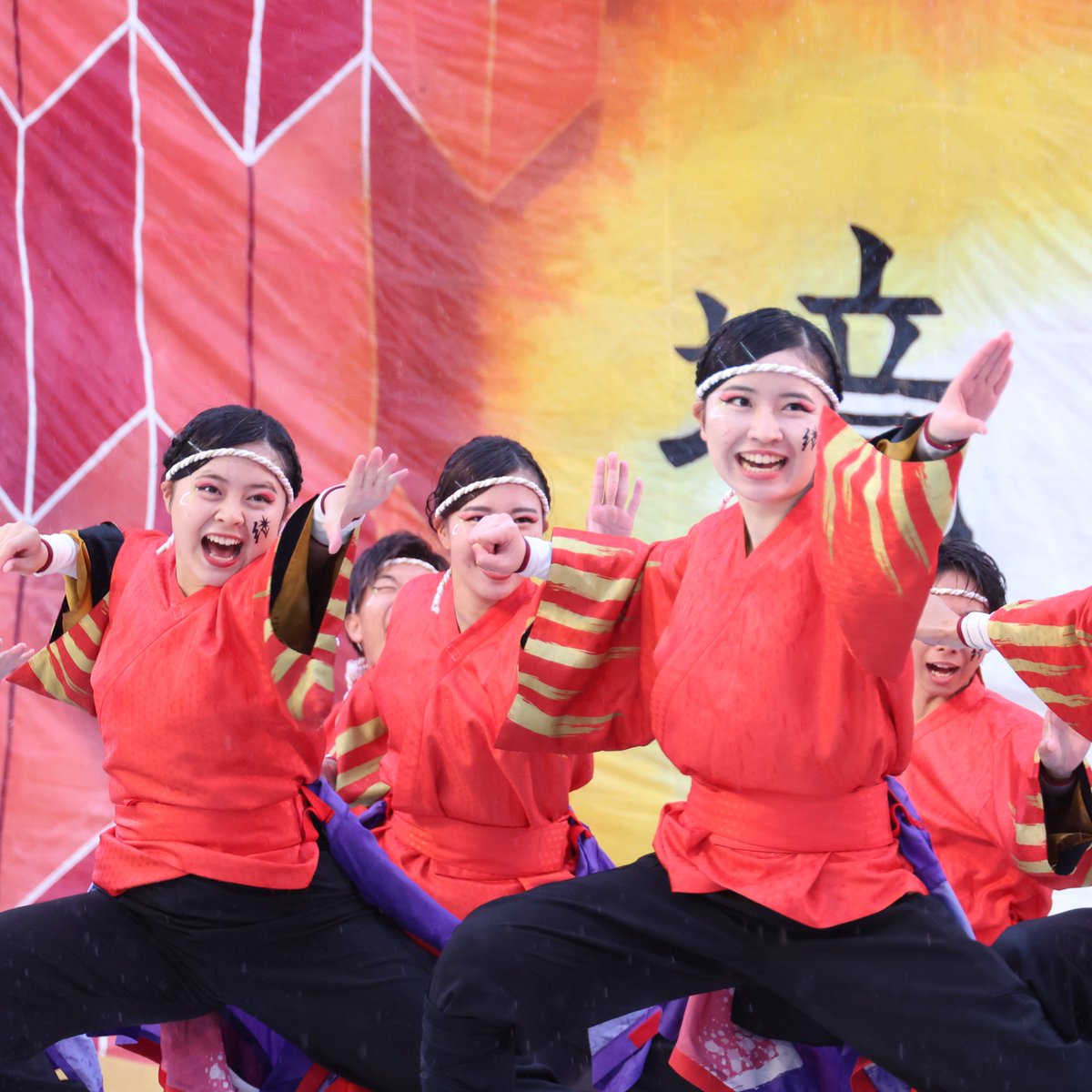 taisan244's tweet image. 2列目の彼女の「エピソード」
鉢巻きをなおしながら一生懸命踊る姿がかわいくて
そして最後はかっこいい！
#安濃津よさこい
#信州大学YOSAKOI祭りサークル和っしょい
#和っしょい
#エピソード