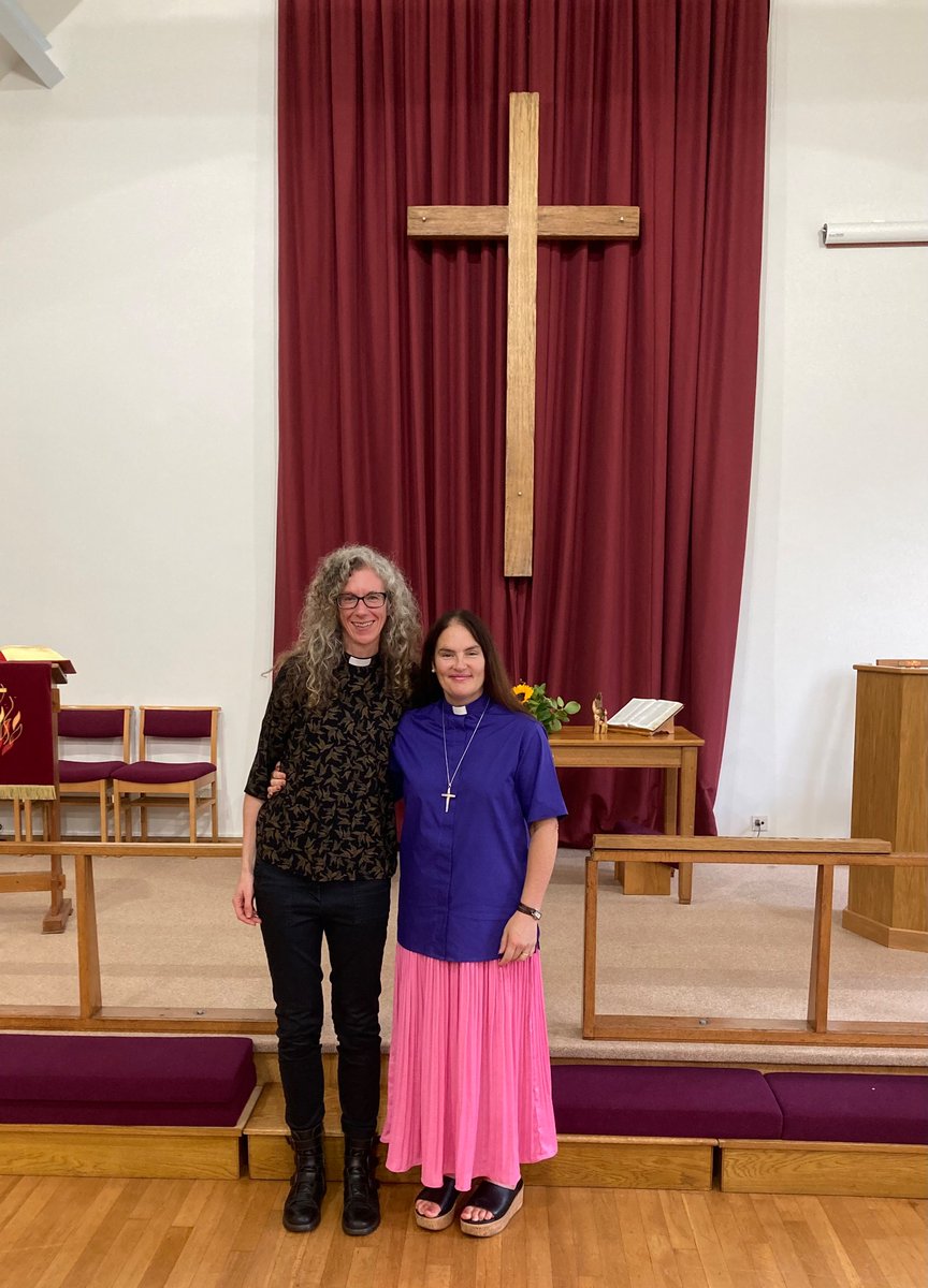 So good to have @revsophiejelley with us at Stephen Hill/ Columba’s Crosspool this morning! @DioceseofSheff @SheffMethodist