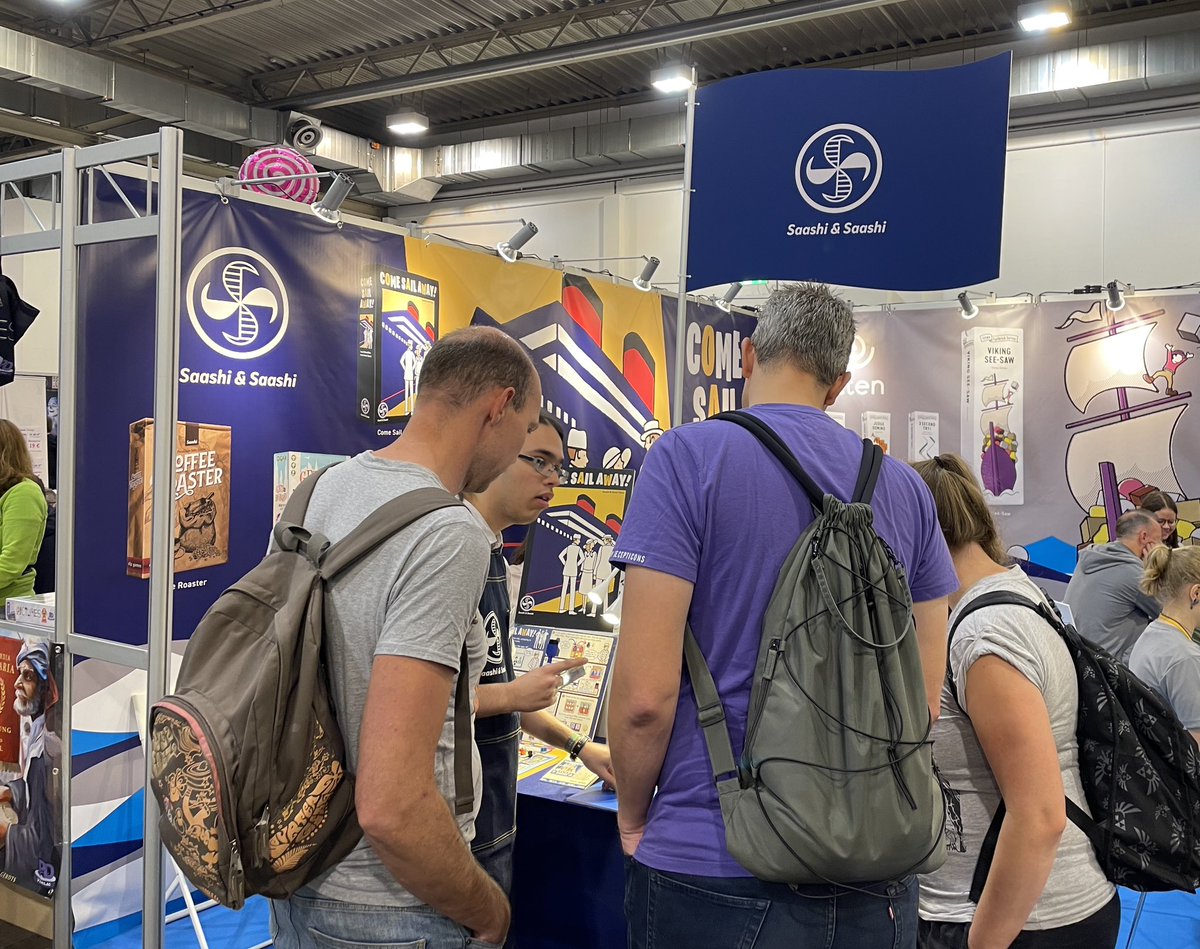 saashiandsaashi's tweet image. SPIEL &apos;23の最終日を迎えました。もう残すところ30分で閉幕です。  @SPIEL_Messe #SPIEL23