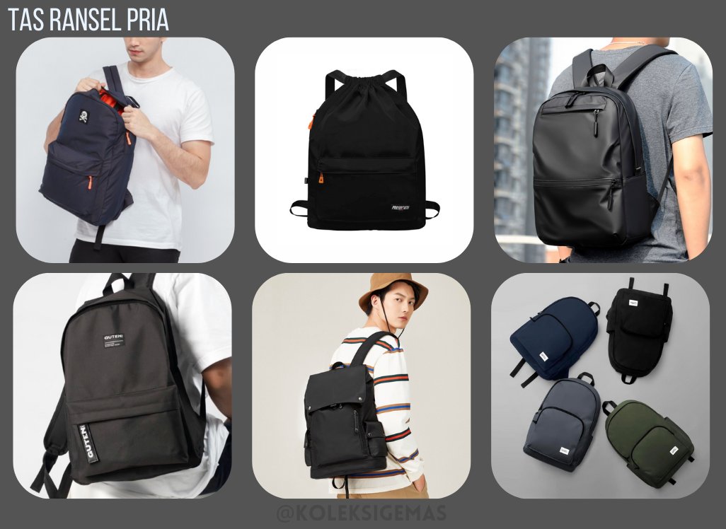 ⤹ Tas Ransel Pria 🎒🧔🏻‍♂️
1. shope.ee/8KNvprQCSo
2. shope.ee/2VQ8tAq4Fq
3. shope.ee/1AulIjufef
4. shope.ee/6zsYFTC87t
5. shope.ee/8pKCQnoQce
6. shope.ee/7zl5RI4G5i