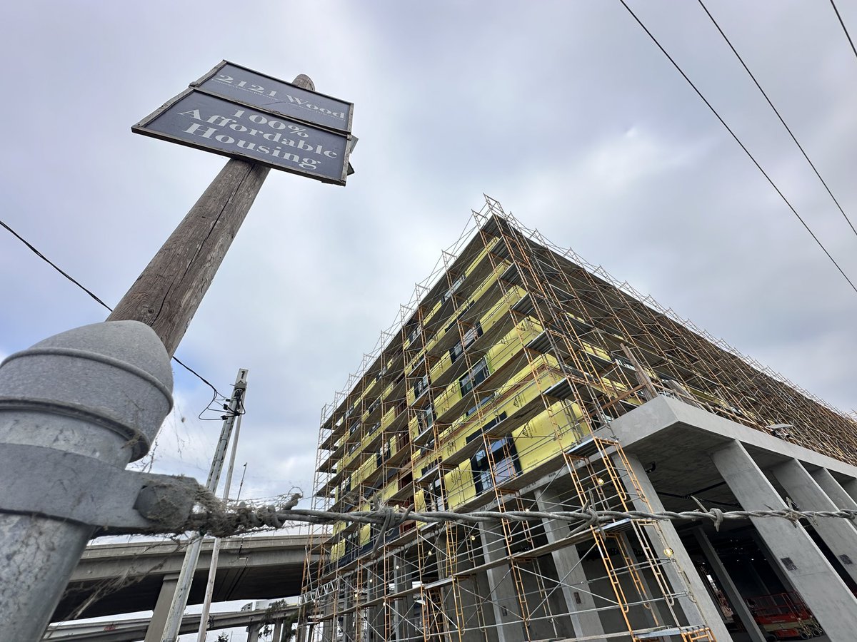 After a decade of building 8,000 apartments in Oakland, market rate 1-bedroom units are now affordable to low income people, as defined by HUD.

Today the SF Chronicle reported:

- Oakland has largest rent decline (-7.2%) among top 100 US cities.

- Median one-bedroom rent in