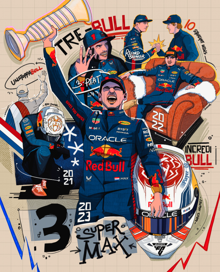 AutoMundoPe's tweet image. #MaxVerstappen logra su tercer título mundial consecutivo en la @F1 

@redbullracing  | @jorgekoechlin  | #DataCast |