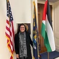 Raise your hand ✋️ if you demand that House (R's) force Rashida Tlaib to remove the Palestine flag from the front of her office