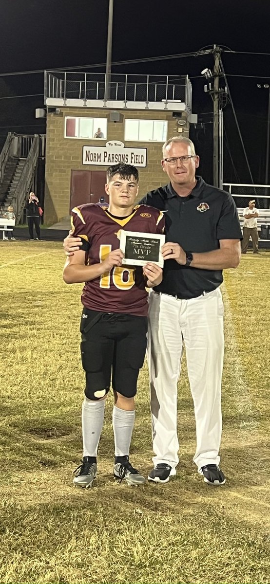 7th Grade Mountain Conference MVP of the year.