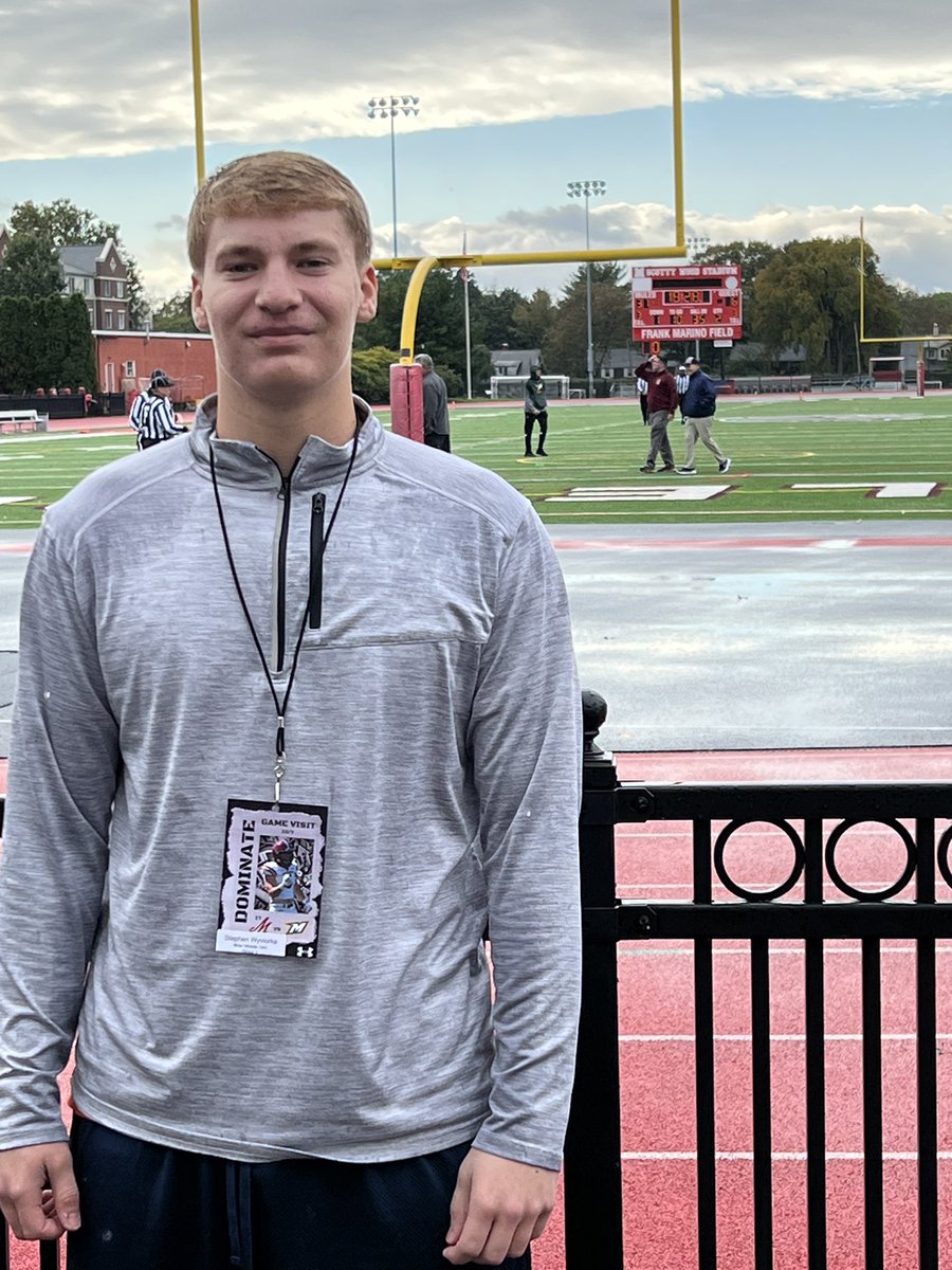 Happy to have been invited to watch <a href="/DigInMules/">Muhlenberg Football</a> dominate 50-6 over the McDaniel Green Terrors! An amazing campus and an amazing football team. Go Mules! <a href="/andrejones1185/">Coach Andre Jones</a> <a href="/JakobWoods/">Jakob Woods</a> <a href="/22CoachMoe/">Moe Stallings</a>