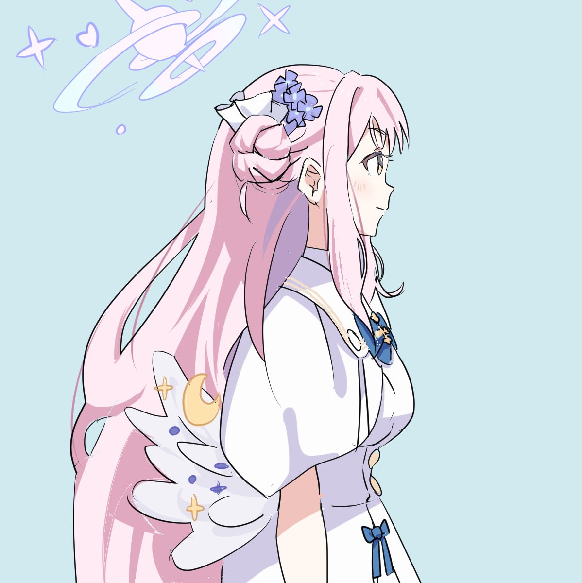 聖園ミカ(ブルアカ) 「」|ふっくんのイラスト