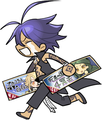 「1体月は画面寂しいからどうしようかな～と悩んで描いた号泣モン これだと後が続かな」|souma🌸のイラスト