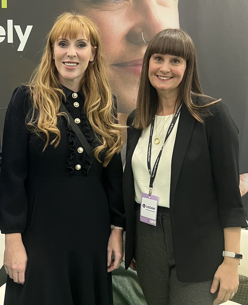 KateNHF's tweet photo. Just had a great conversation with Angela Rayner MP, Shadow Housing Secretary about Labour’s ambitions for social housing.

#Lab23 #LPC23 #socialhousing @AngelaRayner https://t.co/e8r1Vc5mGL