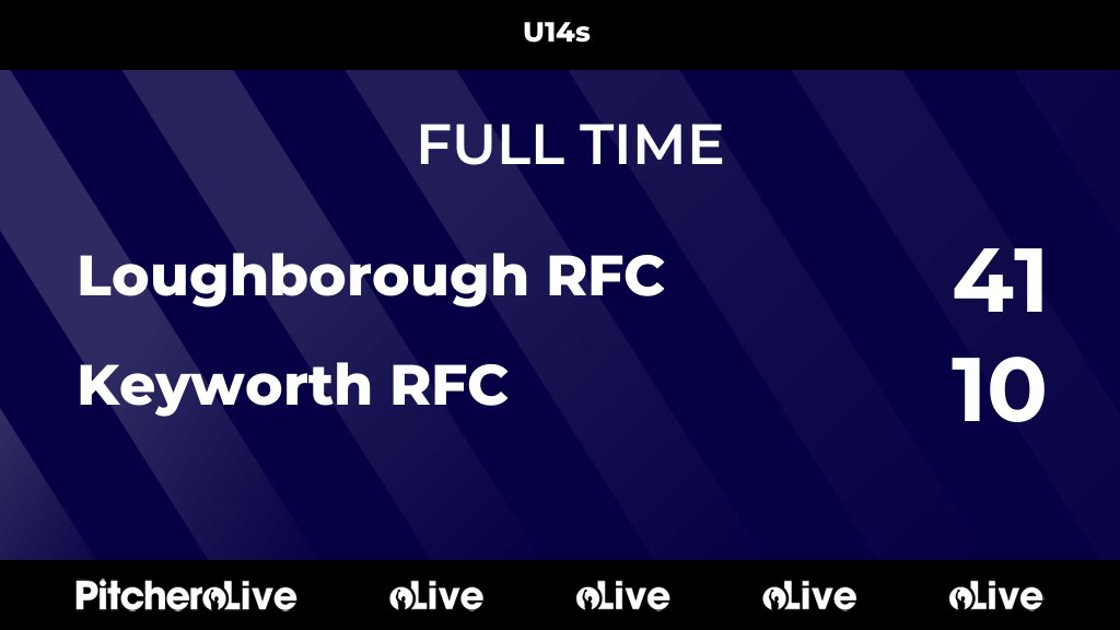 FULL TIME: Loughborough RFC 41 - 10 Keyworth RFC
#LOUKEY #Pitchero
pitchero.com/clubs/loughbor…
