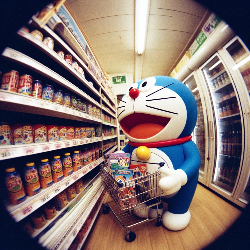luislevrato's tweet photo. Doraemon weekend 

#AIartists #AIArtworks #AIArtistCommunity #DALLE3 https://t.co/v6BDBgiyMA