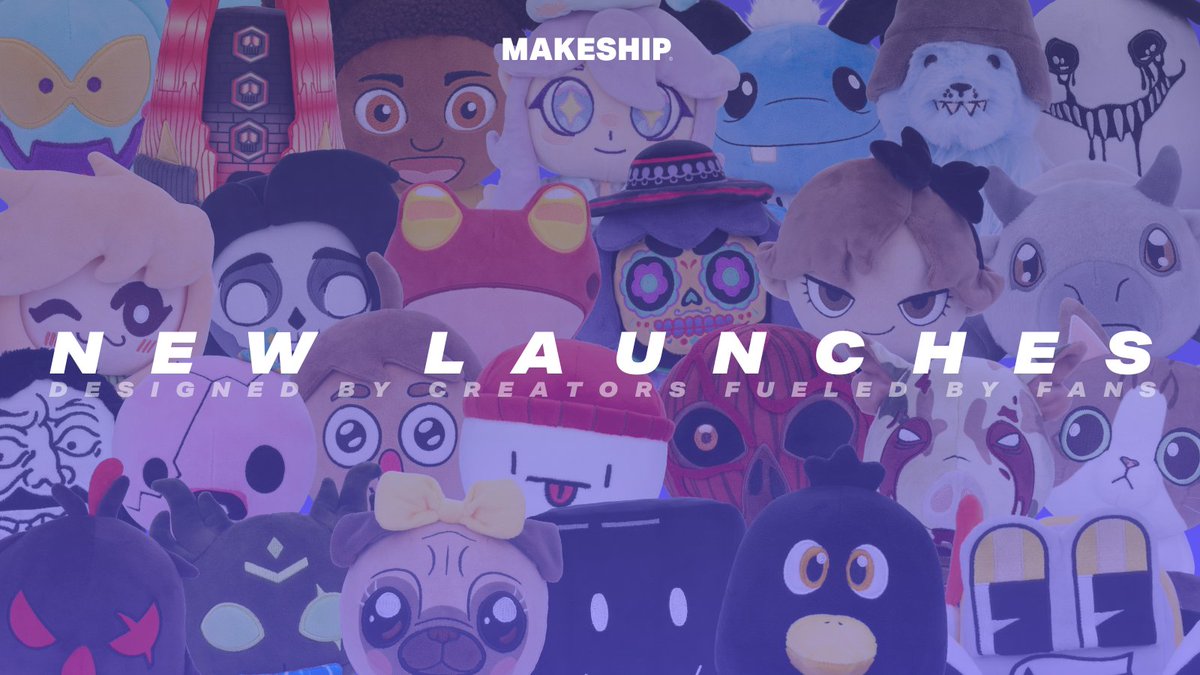 Makeship's tweet photo. run it back with more plushies this week ❤️

▶️ https://t.co/NhTfbcU48U https://t.co/v8u6bFNbsW