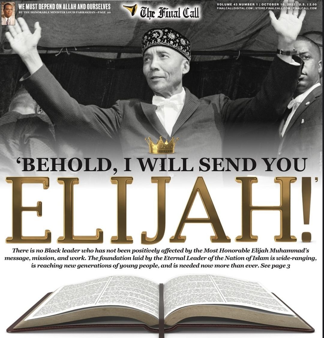 CedricXCal1's tweet photo. Out of all the Prophets and Messengers we read of in scripture there's only one that is named to look for its ELIJAH @MosqueMaryam #NOISundays #Savioursday #Helives #Longlivemuhammad https://t.co/DS4AaRmPYl
