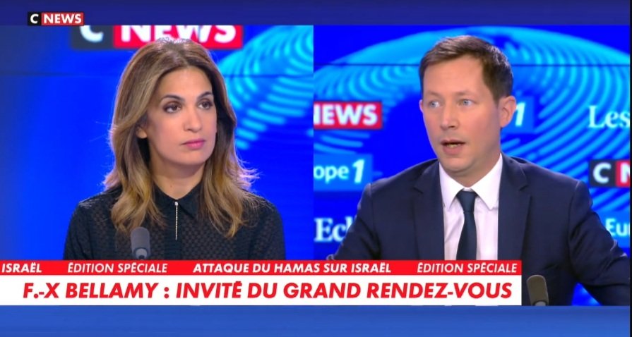 TwCarine's tweet photo. "Si nous laissons Aliyev, Erdogan, le Hamas, le Hezbollah et l'Iran faire la preuve que la violence peut l'emporter sur les principes les plus fondamentaux du droit alors dans ce cas, nous serons + en danger qu'aujourd'hui" @fxbellamy #LeGrandRDV @CNEWS
#Israel #Arménie https://t.co/BCYrsadoq0
