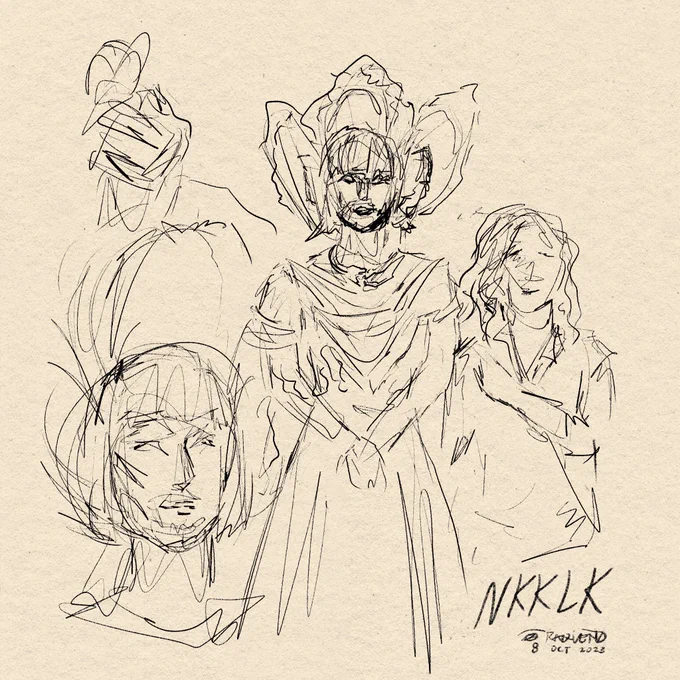 QUICK LIVE SKETCHES DURING #NKKLK PERFORMANCES #ACQUITPURALUKAVEGA