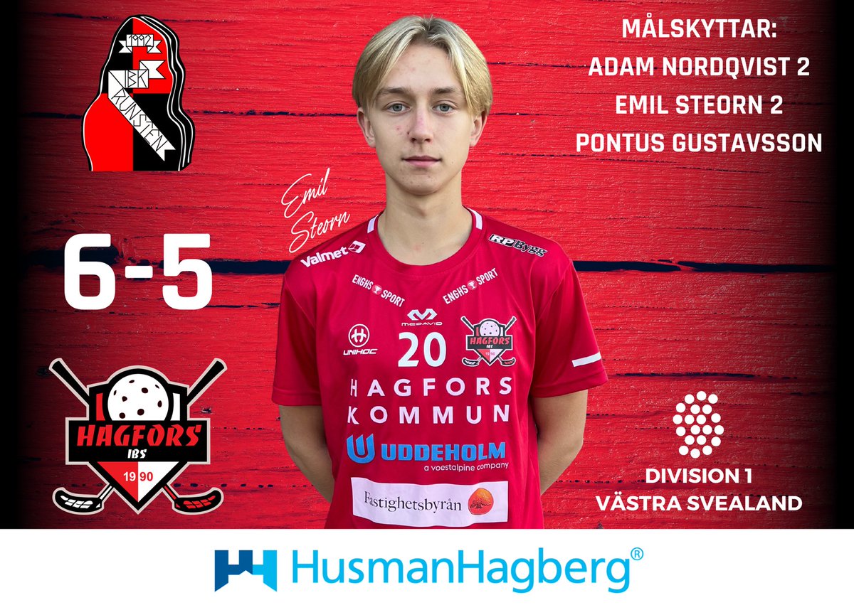 A-laget föll borta mot IBK Runsten med 6-5. 

Nästa vecka väntar hemmamatch när Björklinge IBK kommer på besök på lördag. 

#hibs #innebandy 🔴⚪️⚫️