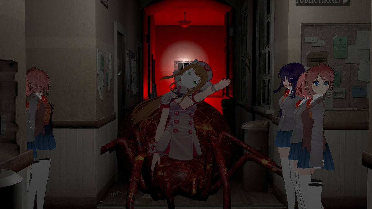n4rGm5DmrVXXz6I's tweet photo. HDS Halloween v1.1
Officialsayon
--
HDSハロウィン リメイク、恐ろしいテディチェイス、ソウ、DDLC...、レベルを通過すると番号を取得でき、番号を3つ取得すると終点に入ることができます。
プレイ時間：約1時間
#VRChat_world紹介 #VRChat #Spookality2023 #VRC https://t.co/4QbKNWbkGs