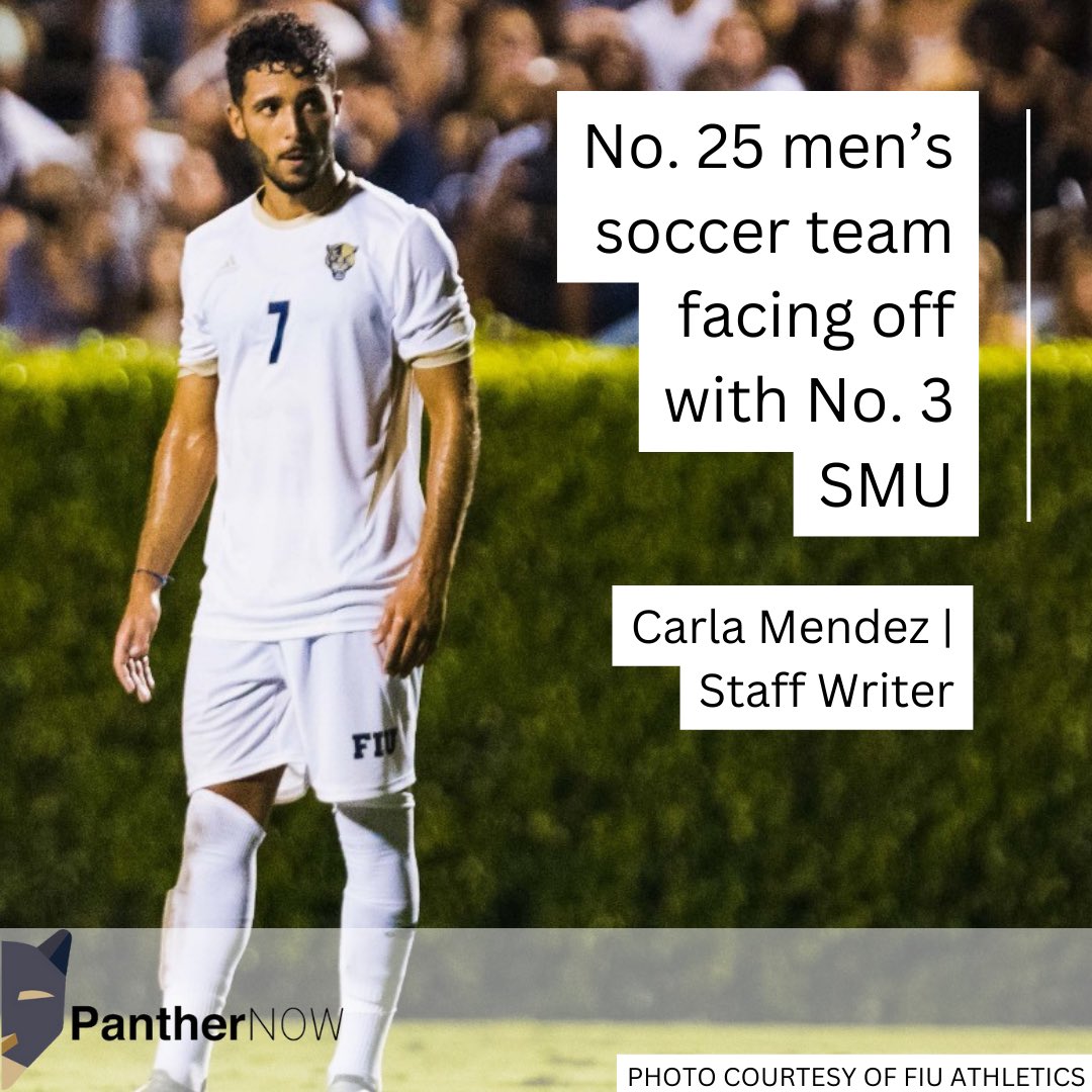Tonight, the FIU men’s soccer team looks to protect their four-game winning streak against the SMU Mustangs. Due to their high level of play, the Panthers earned themselves a No. 25 ranking in the NCAA DI Top 25.

panthernow.com/2023/10/08/no-…

✍️: <a href="/carladfmendez/">Carla Mendez</a>