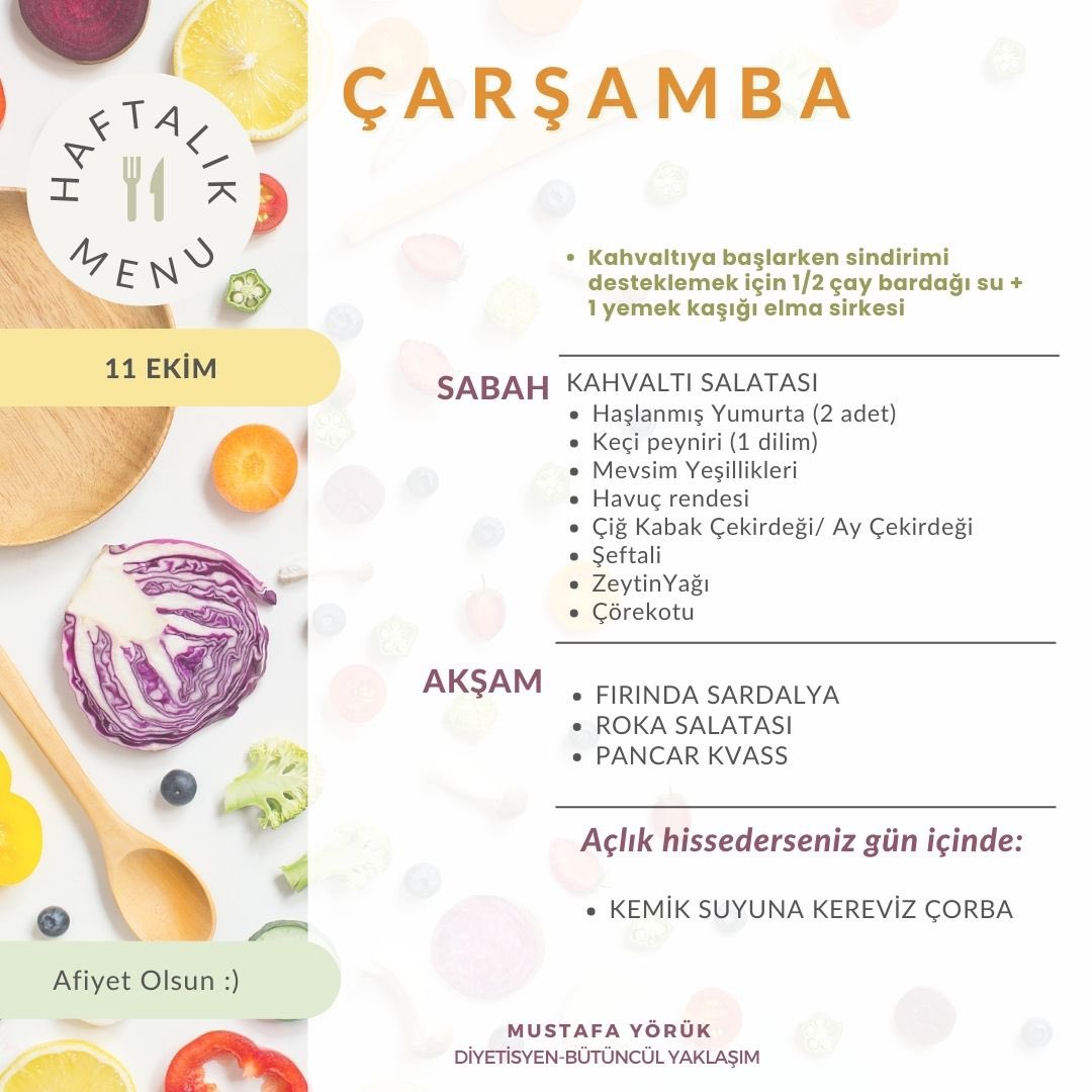 Hep birlikte “7 gün 2 öğün” e başlıyoruz.  Bu beslenme programını takip edip elinizden geleni yaparsanız sonuçlarını hep birlikte göreceğiz umarım 🙏 üç günlük beslenme programını paylaşıyorum, haftanın geri kalanını çarşamba günü paylaşacağım. Takipte kalın 💙
