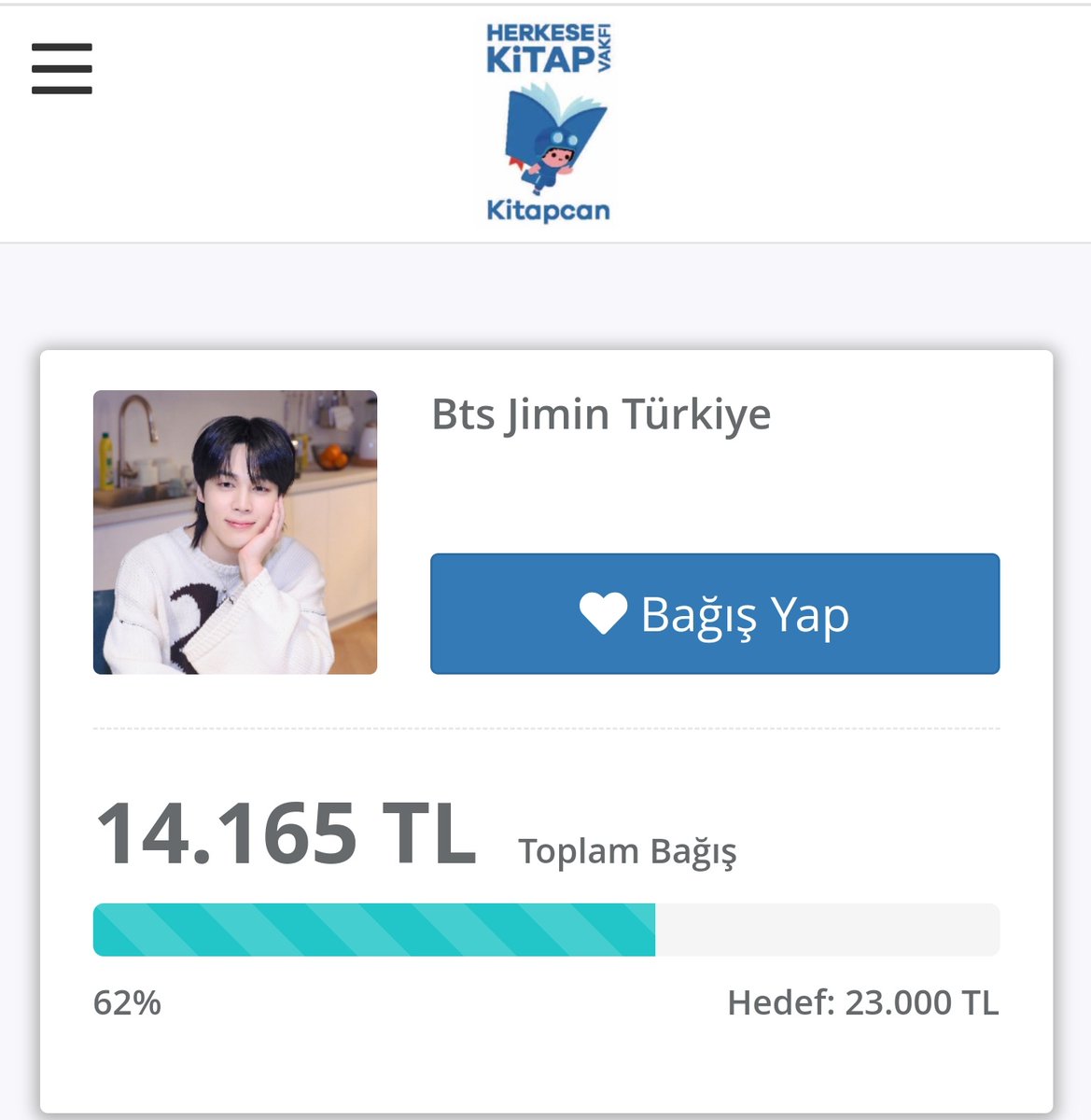 Süremiz azaldı ama kalan 9 bini tamamlayabiliriz. Lütfen daha çok kişinin görmesi için mümkün olduğunca yayalım ve hedefe ulaşalım🙏🥺

▶️fonzip.com/herkesekitap/k…
