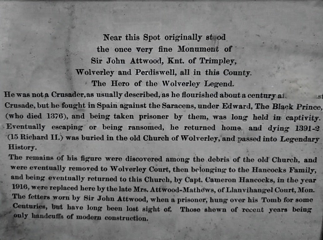 bcdyingmuseum's tweet photo. #31DaysofGraves
Day 8
Material
14th century Knight of Wolverley in mail.
St John the Baptist #Wolverley.
๐ธ 9/5/2023 https://t.co/rK5fkIw9Zh