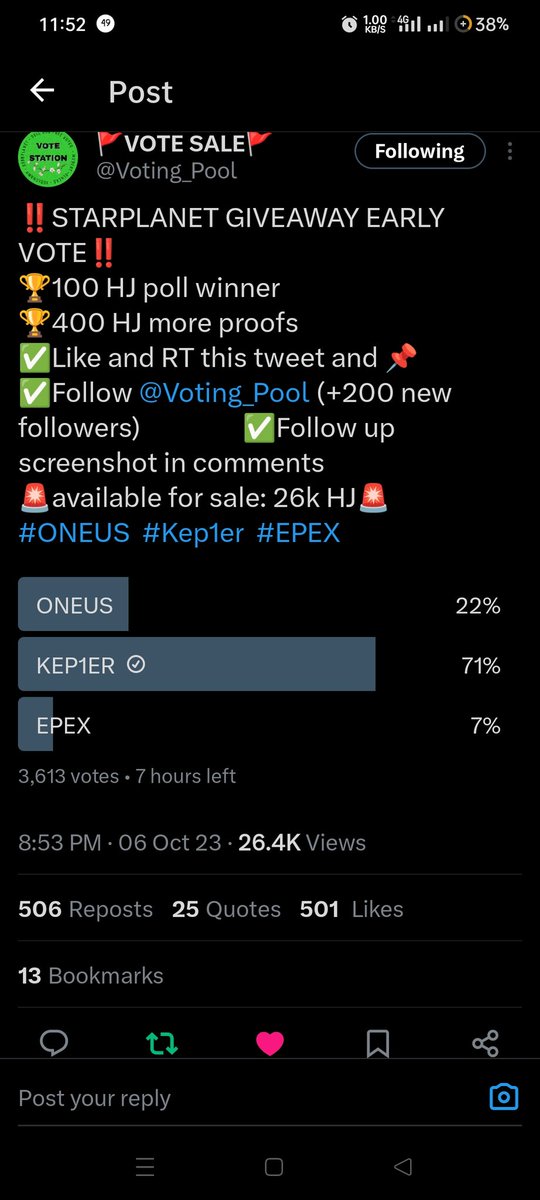 KhAiah01's tweet photo. @Voting_Pool #Kep1er https://t.co/JPvJ05FwIZ
