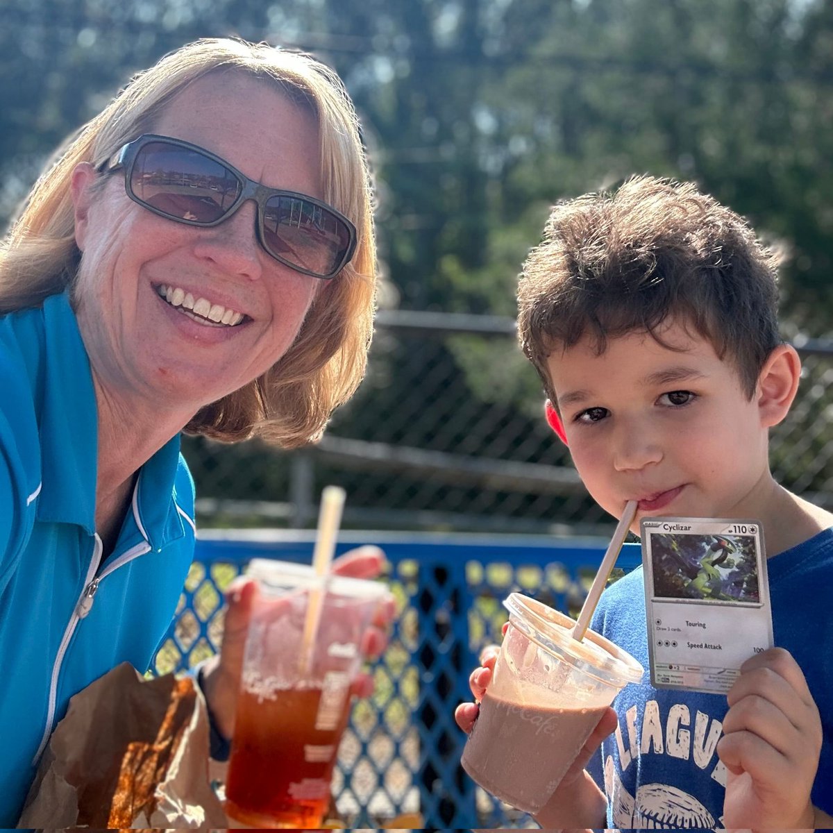 Earlier this week Ms. Bowling felt special being chosen by this student for a lunch treat together! He won 'Eat Lunch with the Staff/Teacher of your choice' in the #SOS raffle! Thank you to all our students helping to reach the goal! #supportourstudents perryharrison.memberhub.gives/SOS/