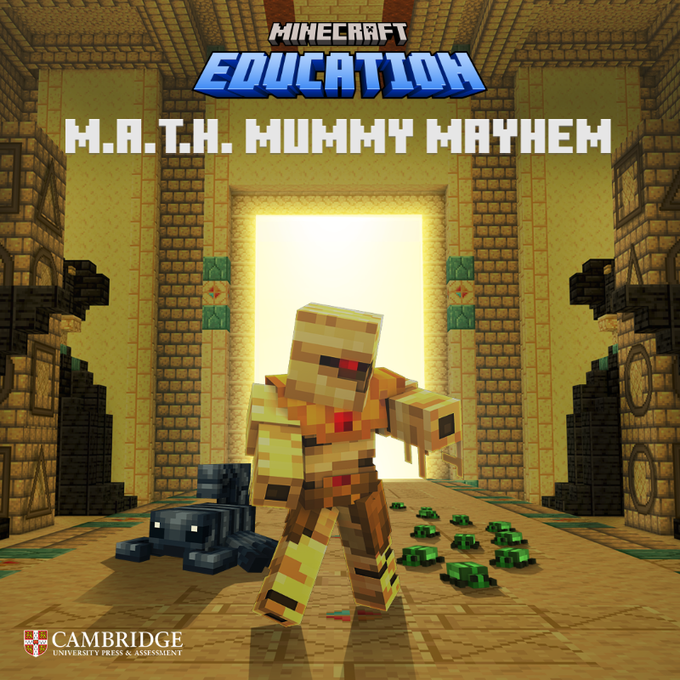 MicrosoftEDU's tweet photo. 🔎 Explore the pyramids of Egypt 
🔸 Encounter geometry concepts 
🎉 Engage your classroom 

Students discover ancient secrets while learning key math concepts in this new world from @PlayCraftLearn. Explore lesson plans. https://t.co/6wKsSyOsPw

#MicrosoftEDU #MinecraftEdu https://t.co/HYX7rcLbce
