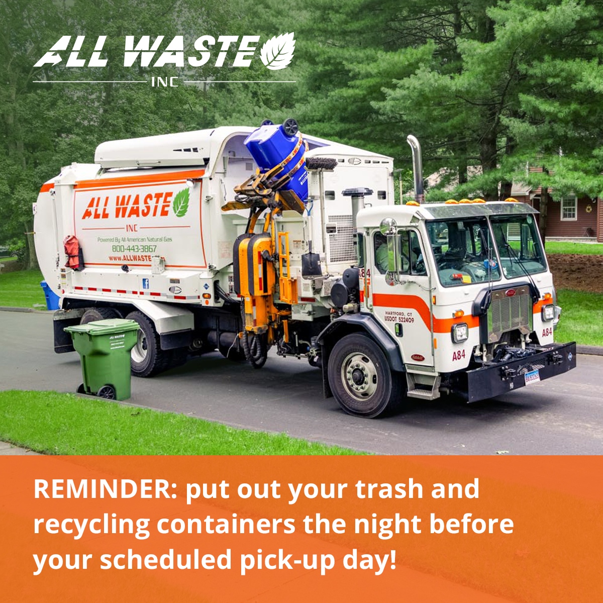 Happy Sunday! 

Our routes will not be impacted by the Monday holiday. All routes will run on schedule the week of Monday, October 9