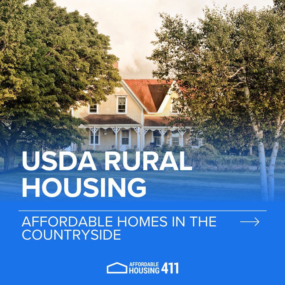 🏡 Experience the peace of rural living with USDA Rural Housing. Affordable homes in the countryside! 
#AffordableHousing
#AffordableHousing411
#AffordableHousingSolutions
#AffordableHousingOptions
#AffordableLiving
#AffordableRentals
#HousingNeeds
#zillow
#AffordableHomes